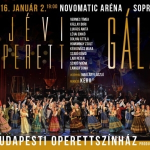 Újévi Operettgála Sopronban 2016-ban a MKB arénában - Jegyek és fellépők itt!